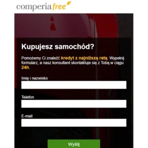 Kredyt samochodowy - Comperia Free