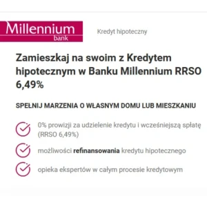 Kredyt hipoteczny – Millennium Bank