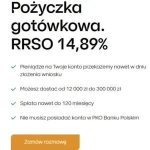 Pożyczka gotówkowa – PKO BP