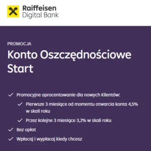 Konto Oszczędnościowe Start – Raiffeisen Digital Bank