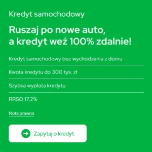 Kredyt Samochodowy do 300 tys. zł – VeloBank