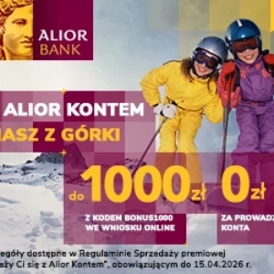 Alior Konto osobiste od Alior Bank premia 1000 zł