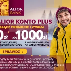 Alior Konto Plus konto osobiste Alior Bank premia cashback