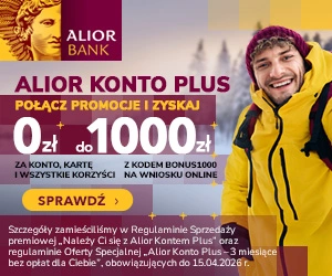 Alior Konto Plus - Konto Bankowe od Alior Bank 1 Alior Konto Plus konto osobiste Alior Bank premia cashback