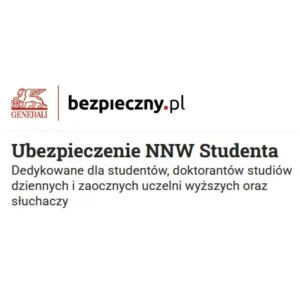 Ubezpieczenie NNW Studenta online w Bezpieczny pl, szeroki zakres ochrony, niska składka roczna