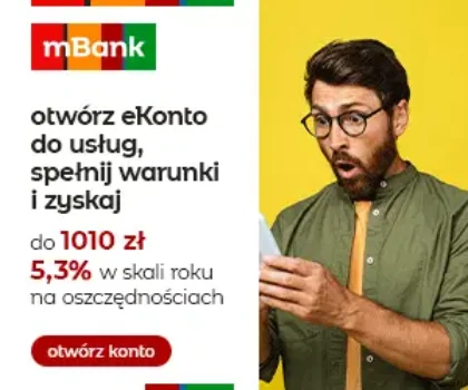 eKonto do usług mBank – konto osobiste