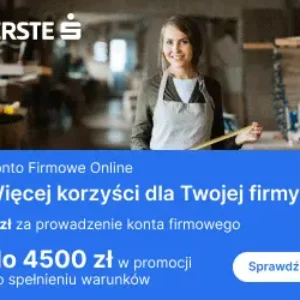 Konto firmowe Erste Bank dla działalności gospodarczej i małych firm