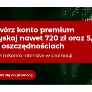 mKonto Intensive konto bankowe premium mBank