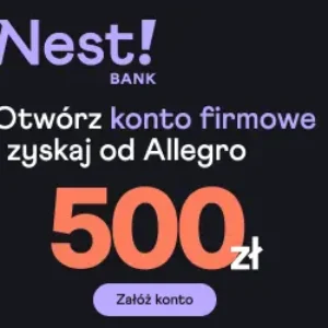 BIZnest Konto Nest Bank -darmowe konto firmowe z premią Allegro 500 zł, bankowość online